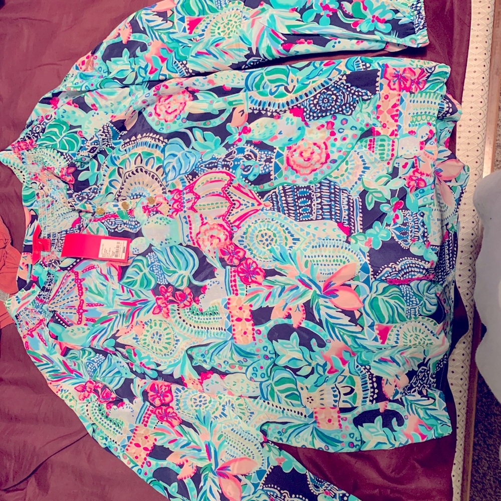 elsa top it’s silk